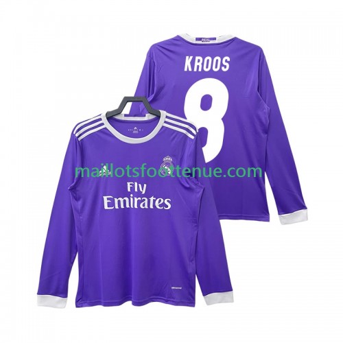 Maillot/Tenue Real Madrid KROOS 8 2016 2017 Retro Exterieur Manche Longue Maillot/Tenue Real Madrid KROOS 8 2016 2017 Retro Exterieur Manche Longue